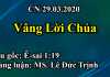 Chúa Nhật 29-03-2020