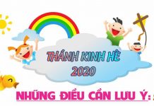 Chương Trình THÁNH KINH HÈ 2020