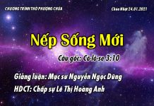 Chúa nhật 24-01-2021