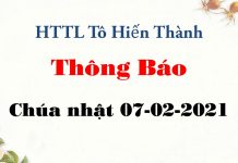 Thông Báo 07-02-2021