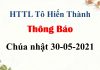 Thông Báo 30-05-2021