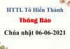 Thông Báo 06-06-2021