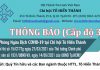 Thông Báo Phòng Ngừa Dịch Covid-19 (cấp độ 3B)