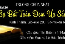 Trường Chúa Nhật 18-07-2021