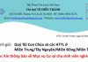Thông Báo Về Cư Xá Sinh Viên