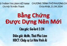 Chúa nhật 21-04-2024